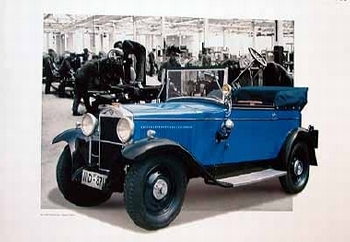 Nsu 7/34 Ps Cabriolet 1928 Poster