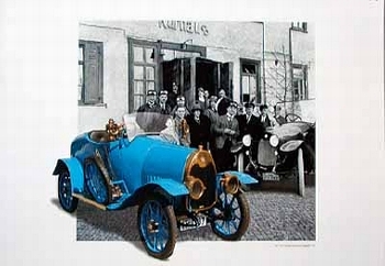 Nsu 5/15 Ps Sport Zweisitzer 1921 Poster