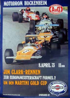 Original Avd Rennplakat 1973 Jim