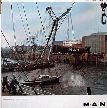 Original Man 1966 Vakuumdestilationskolonne Werk