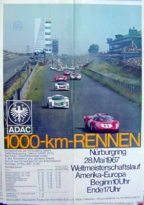 Original Renn 1967 Adac-1000 Km-rennen