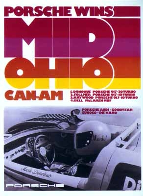 Mid Ohio Can-am Cup 1973 - Porsche Reprint