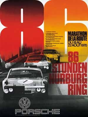 86 Stunden Nürburgring 1970 - Porsche Reprint