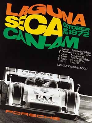 Can-am Laguna Seca 1972 - Porsche Reprint