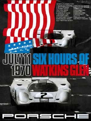 6 Stunden Von Watkins Glen 1971 - Porsche Reprint