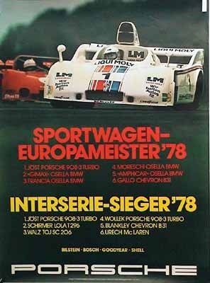 Porsche 908/3 Turbo Sportwagen-europameister ´78/
