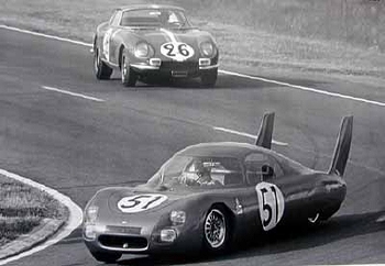 24 Stunden Von Le Mans 1966. Laurent/ogier Cg Peugeot Sp66. Biscaldi Ferrari 275 Gtb.