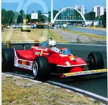Jody Scheckter, Ferrari Nr. 1. 70 Jahre Agip Poster, 1996