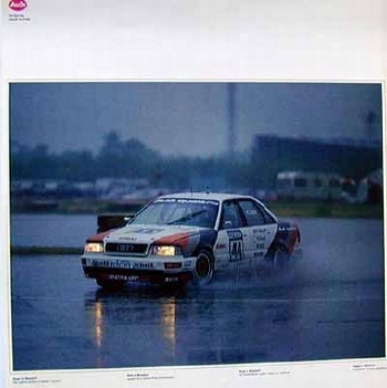 Audi Original Poster 1991. Audi Quattro Sport