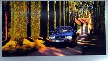 Audi Original Poster 1994, Audi Cabriolet 2.8e