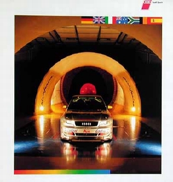 Audi Original Poster 1997. Audi Quattro Motorsport