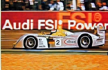 Audi Original Poster 2002, Hat Trick In Le Mans