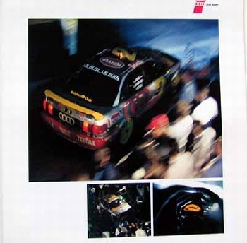 Audi Sport Poster 1995, Audi Quattro Motorsport