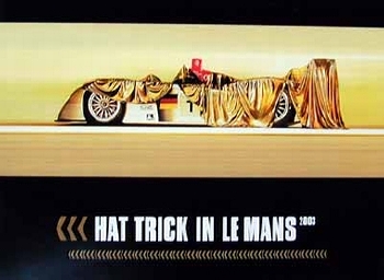 Audi Original Poster 2002, Hat Trick In Le Mans