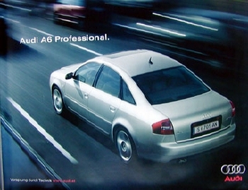 Audi Original Plakat A6