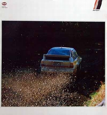 Audi-motorsport Quattro Poster, 1986