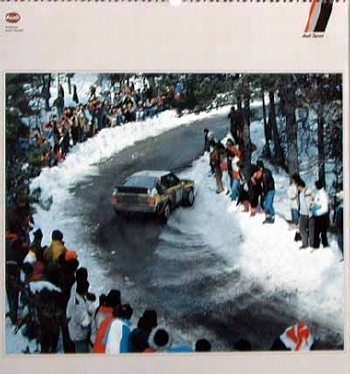 Audi-motorsport Quattro Poster, 1986