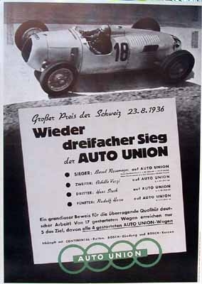 Auto Union Audi Silverarrow Typ