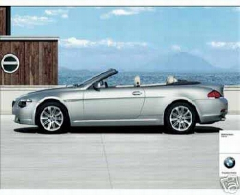 Bmw Original 645 Cabrio 6er - Poster