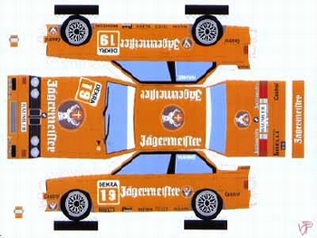 Construction Print Hahne Bmw M3 Dtm 1992 Nr 19