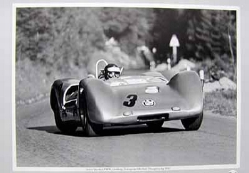 European Hillclimb Championship 1967. Dieter Quester In His Bmw.