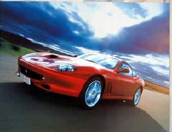 Ferrari 550 Maranello Poster