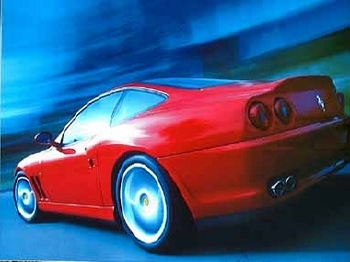 Ferrari 550 Maranello Poster