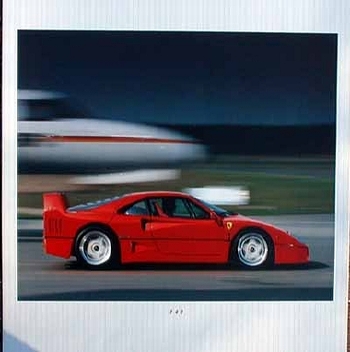 Ferrari F40 Poster