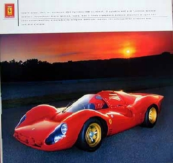 Ferrari 330 P4 Spider Poster