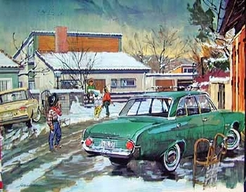 Ford Original 1963 Painting Walter