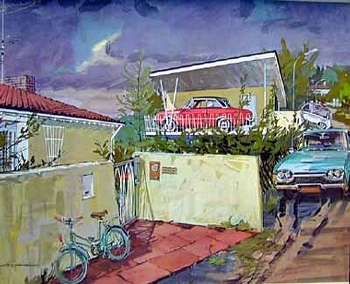 Ford Original 1963 Painting Walter