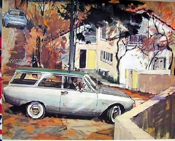 Ford Original 1963 Painting Walter