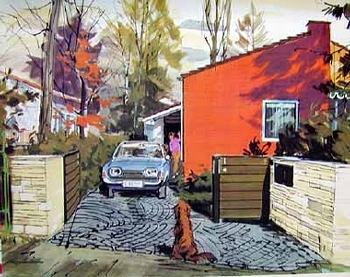 Ford Original 1963 Painting Walter