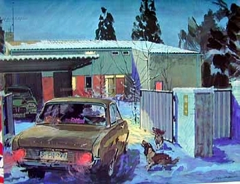 Ford Original 1963 Painting Walter