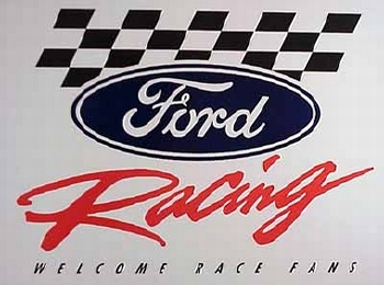 Ford Racing Welcome Race Fans, Original Ford Poster