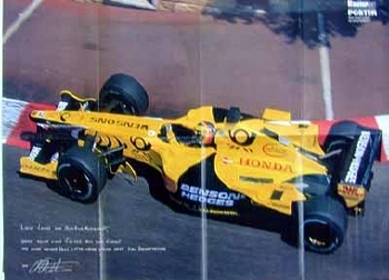 Formel 1 Heinz Harald Frentzen Poster