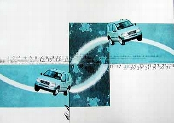 Mercedes Benz Original 1998 Relief-druck