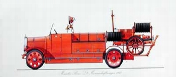 Mercedes-benz Original 1973 Firebrigade