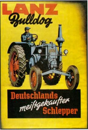 Lanz Bulldog 1950 - Poster
