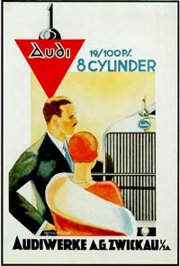 Audi 8-zylinder Advertisement 1928