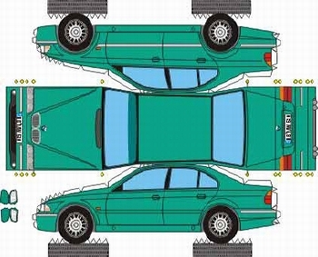 Construction Print Bmw 5