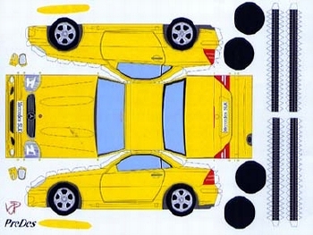 Construction Print Mercedes Slk