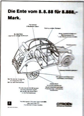 Citroen 2cv Ente 8 88