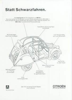 Citroen 2cv Ente Statt Schwarzfahren