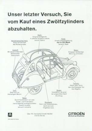 Citroen 2cv Ente Zwölfzylinder