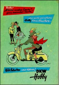 Dkw Hobby Roller Advertisement 1956