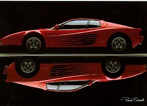 Ferrari Testarossa Automobile Car