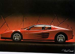 Ferrari Testarossa Automobile Car