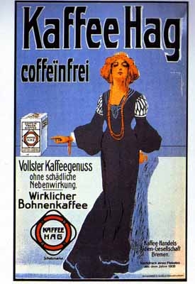 Klassische Werbung Kaffee Hag Küche