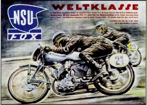 Nsu Fox 1953 Rennen Motorrad